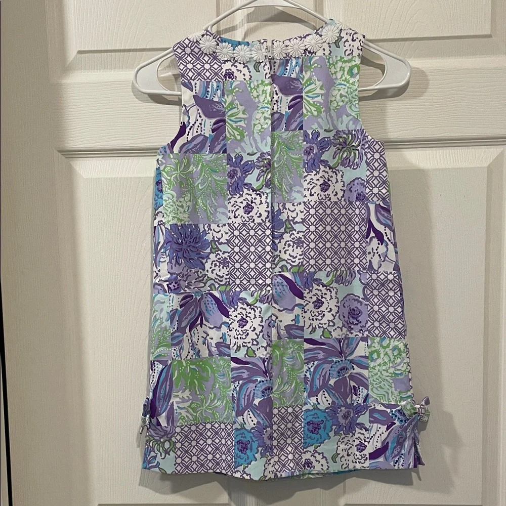 Lilly Pulitzer® Girls 2-10 Juicy Story Patch Shift Dress with Pockets NWT Size 8 - Picture 5 of 6